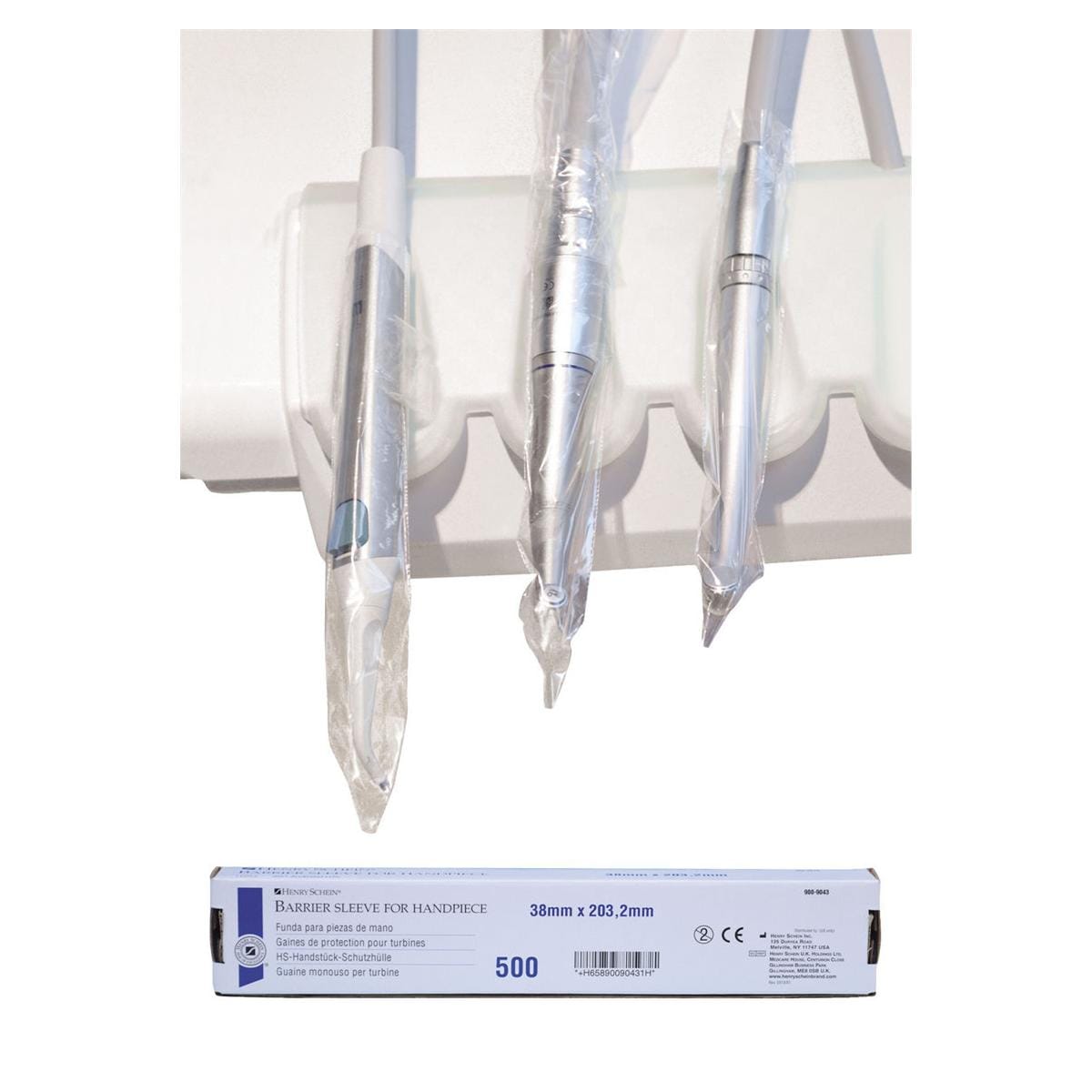GUAINE SIRINGHE ARIA/ACQUA - Misura cm 3,8x20 - Box dispenser da 500 pz.