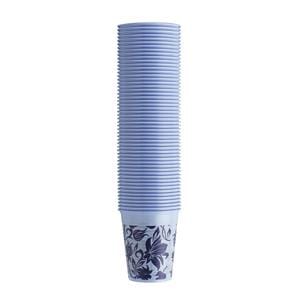 BICCHIERI FANTASIA FLOREALE (AD ESAURIMENTO) - azzurro - 100 bicchieri