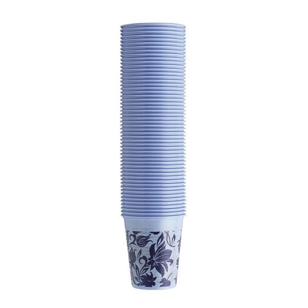 BICCHIERI FANTASIA FLOREALE (AD ESAURIMENTO) - azzurro - 100 bicchieri