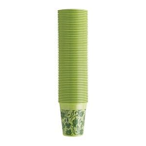 BICCHIERI FANTASIA FLOREALE (AD ESAURIMENTO) - lime - 100 bicchieri