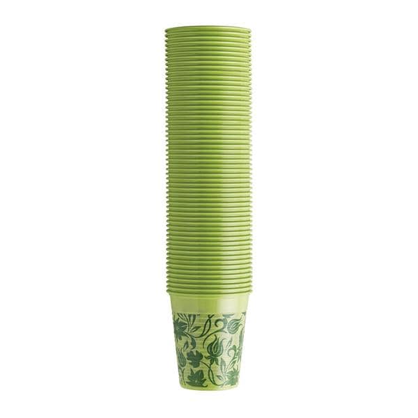 BICCHIERI FANTASIA FLOREALE (AD ESAURIMENTO) - lime - 100 bicchieri