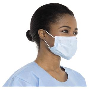 MASCHERINA FLUIDSHIELD 1 PROCEDURE SURGICAL AND MASK - Procedure Azzurre - con elastici