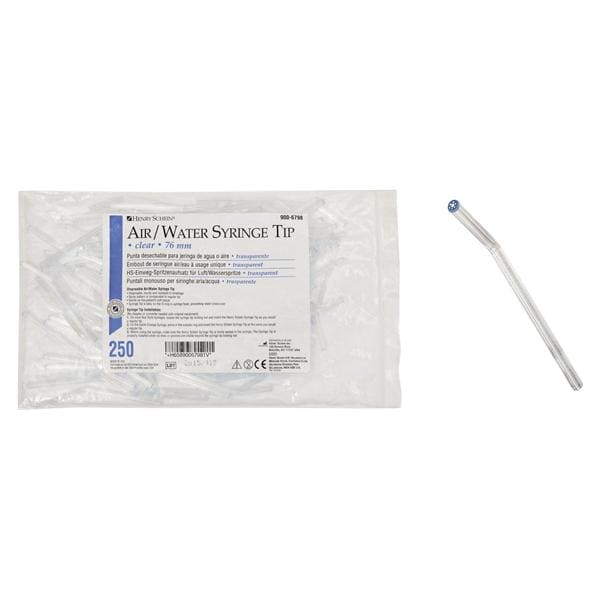 AIR/WATER SYRINGE TIP - Lunghezza 76 mm - Confezione da 250 pz.