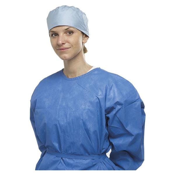 CUFFIA SPUNLACE - Colore Azzurro - Onfezione da 50 pz.