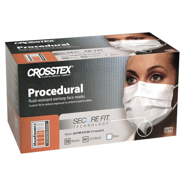 MASCHERINA PROCEDURAL-SECURE FIT (Ad Esaurimento) - Azzurre - Confezione da 50 pz