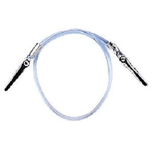 CATENELLE IN PLASTICA PER SALVIETTE - Trasparente con clip in metallo - Confezione da 1 pz.