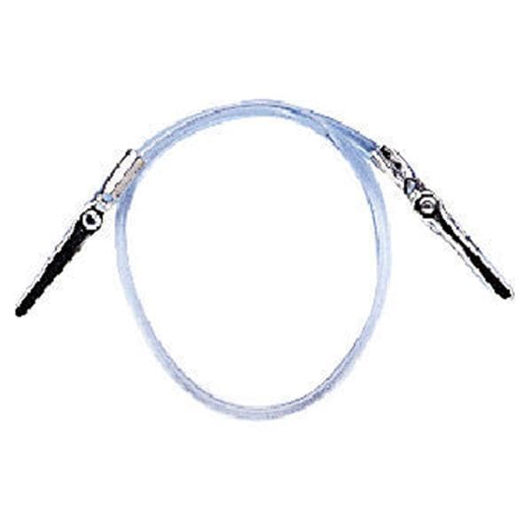 CATENELLE IN PLASTICA PER SALVIETTE - Trasparente con clip in metallo - Confezione da 1 pz.
