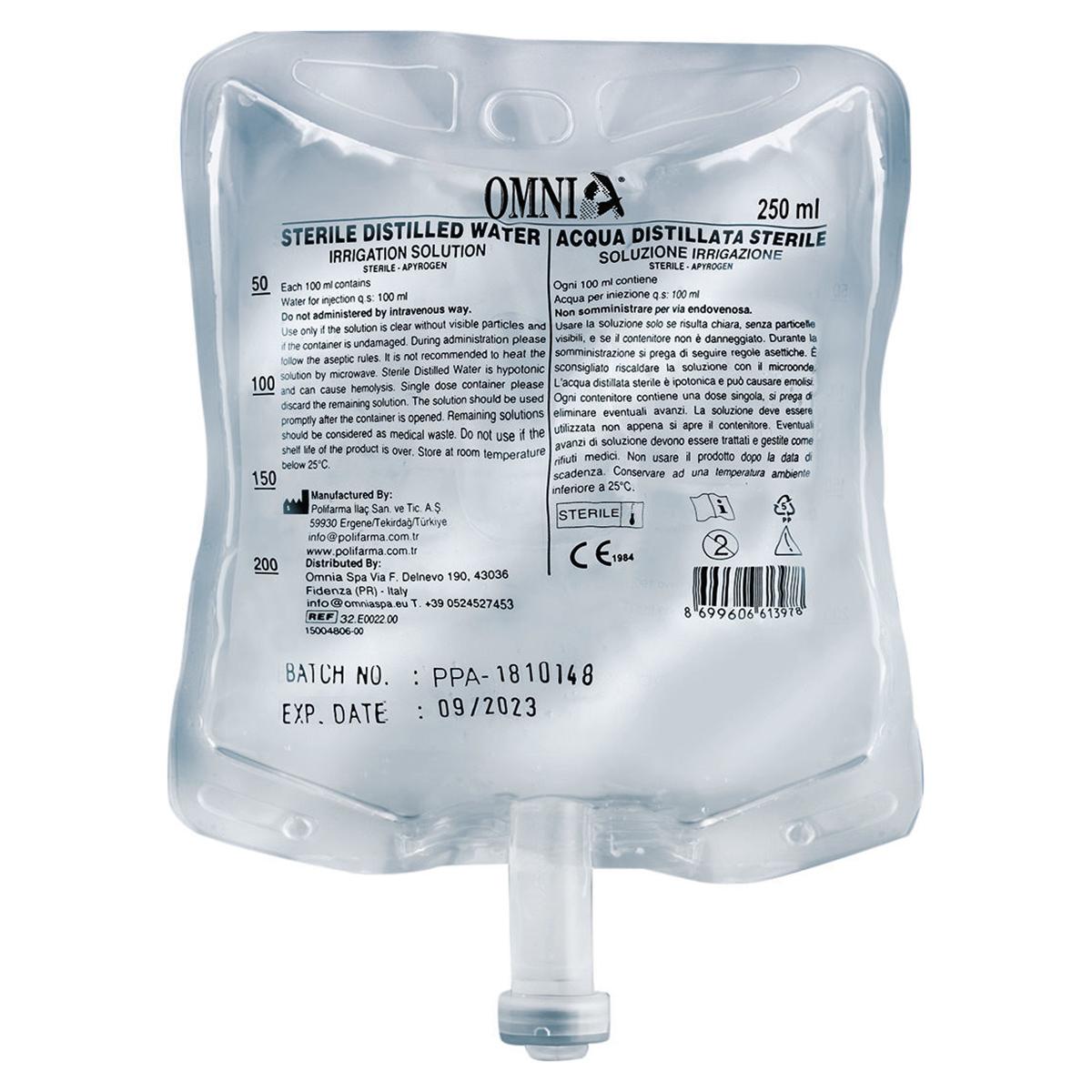 ACQUA DENATURATA - Confezione da 20 sacche da 250 ml cad.