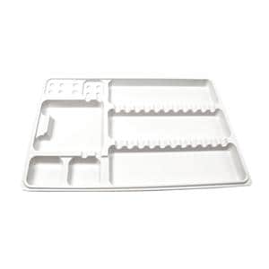 DISPOSABLE TRAYS STANDARD - Bianco - 400 pz