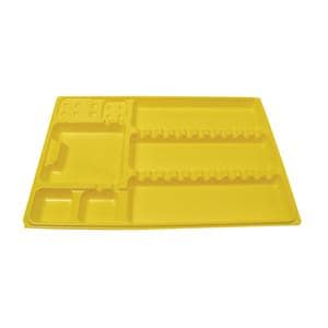 DISPOSABLE TRAYS STANDARD - Giallo - 400 pz