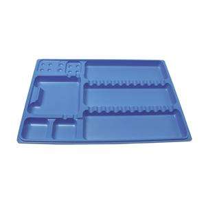 DISPOSABLE TRAYS STANDARD - Azzurro - 400 pz