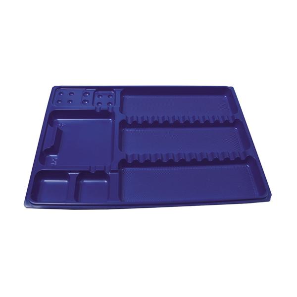 DISPOSABLE TRAYS STANDARD - Blu NEW - 400 pz