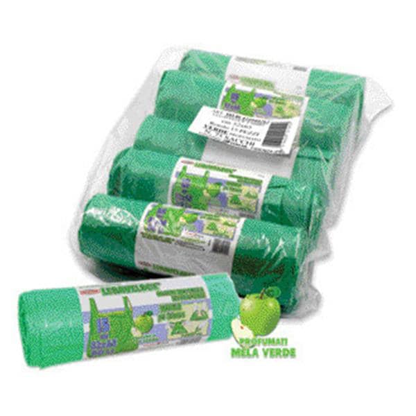 SACCHETTI EXTRAFORTI CON MANIGLIE FISSE - Misura cm 52x65 - Verde/mela verde