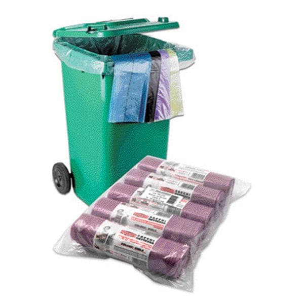 SACCHETTI CONDOMINIALI EXTRAFORTI CON LEGACCIO - Misura cm 70x110 - Viola