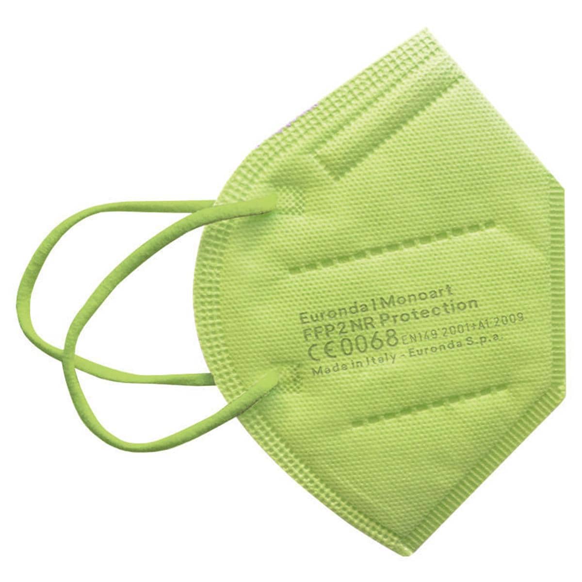 MASCHERINE FFP2 NR PROTECTION - Colore Lime - 10 pz