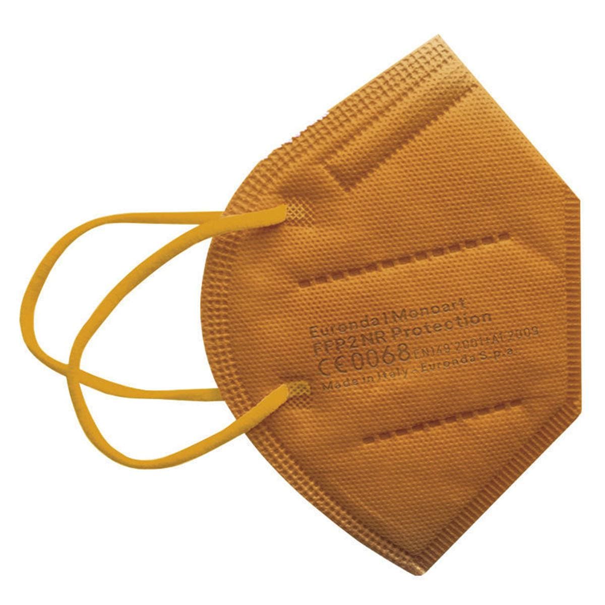 MASCHERINE FFP2 NR PROTECTION - Colore Arancio - 10 pz (Ad esaurimento)