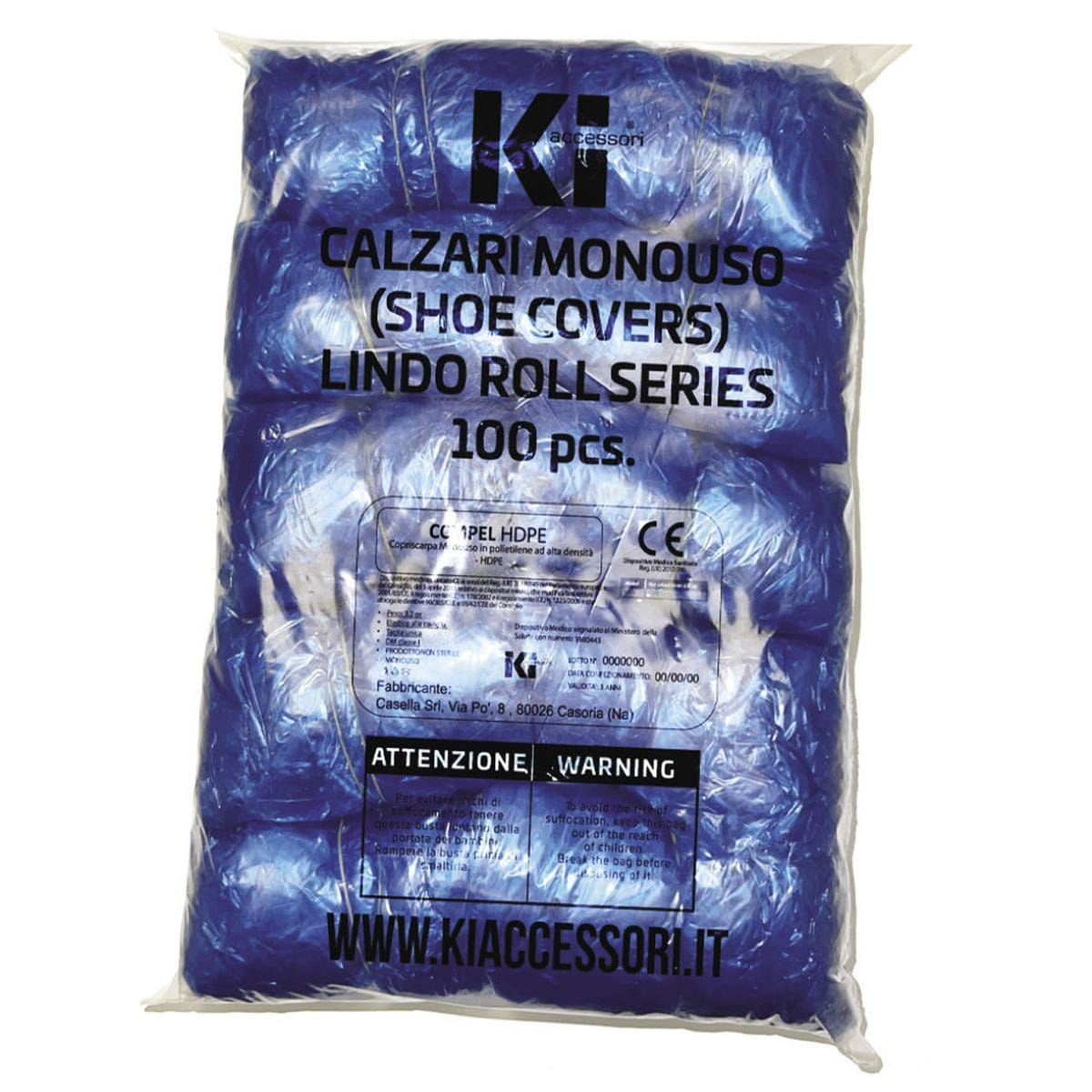 CALZARI IN PE LINDO - LINDO ROLL - Confezione da 100 pz.