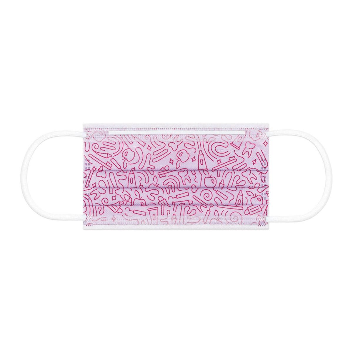 MASCHERINE PROTECTION GRAFFITI - Lilla graffiti 50 pz