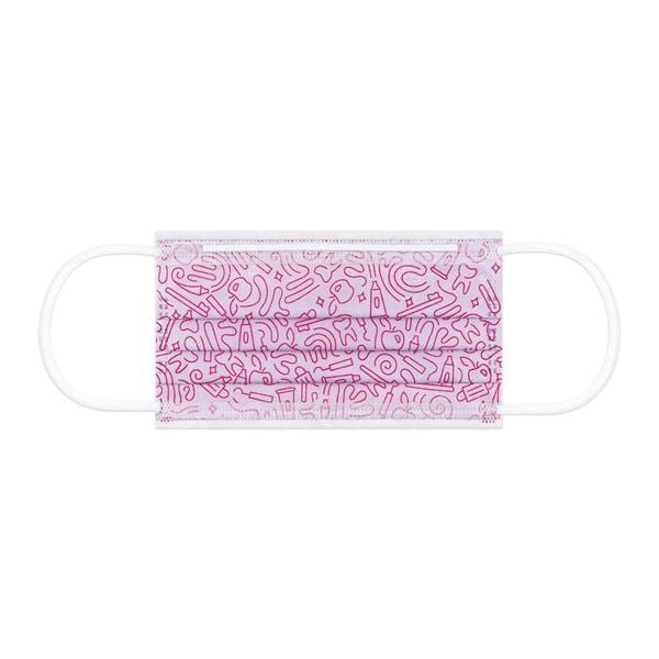 MASCHERINE PROTECTION GRAFFITI - Lilla graffiti 50 pz