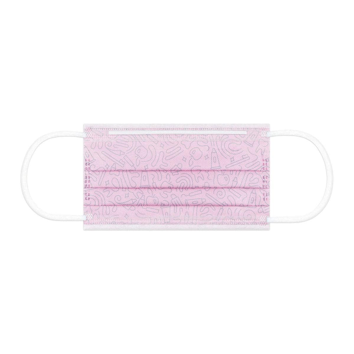 MASCHERINE PROTECTION GRAFFITI - Rosa graffiti - 50 pz