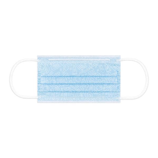 MASCHERINE PROTECTION GRAFFITI - Azzurro graffiti - 50 pz