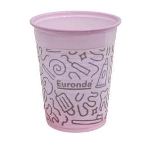 BICCHIERI IN PLASTICA GRAFFITI - Rosa - 50 bicchieri