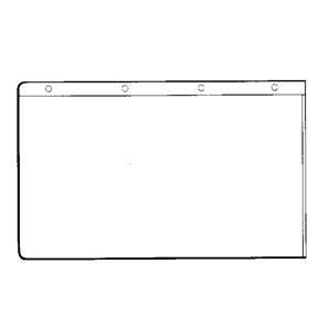 PORTARADIOGRAFIE PANORAMICHE - Perforate su un lato - misura cm 18 x 30,5 (per radiografie cm 15 x 30) (ad esaurimento)