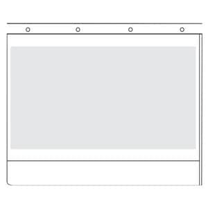 PORTARADIOGRAFIE PANORAMICHE - Universali - perforate su un lato - misura cm 23,4 x 30,5 con etichetta segnanome, (per radiograf