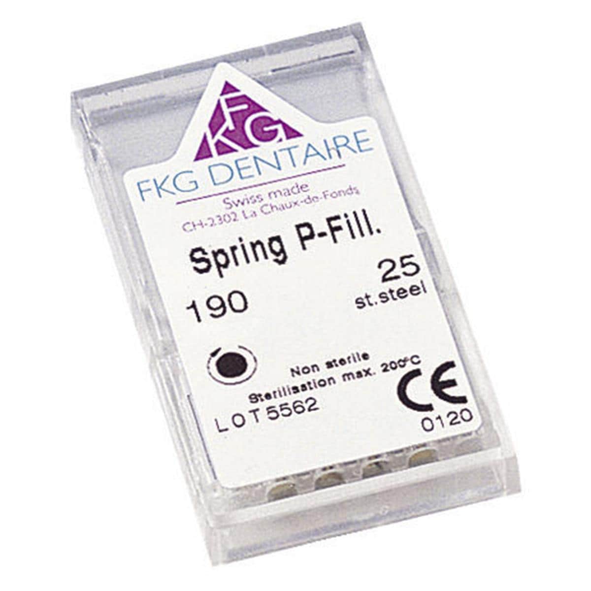 SPINGIPASTA con molla - ISO 30 - blu - lunghezza 29 mm