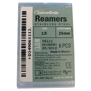 STRUMENTARIO CANALARE REAMERS - ISO 25 - rosso