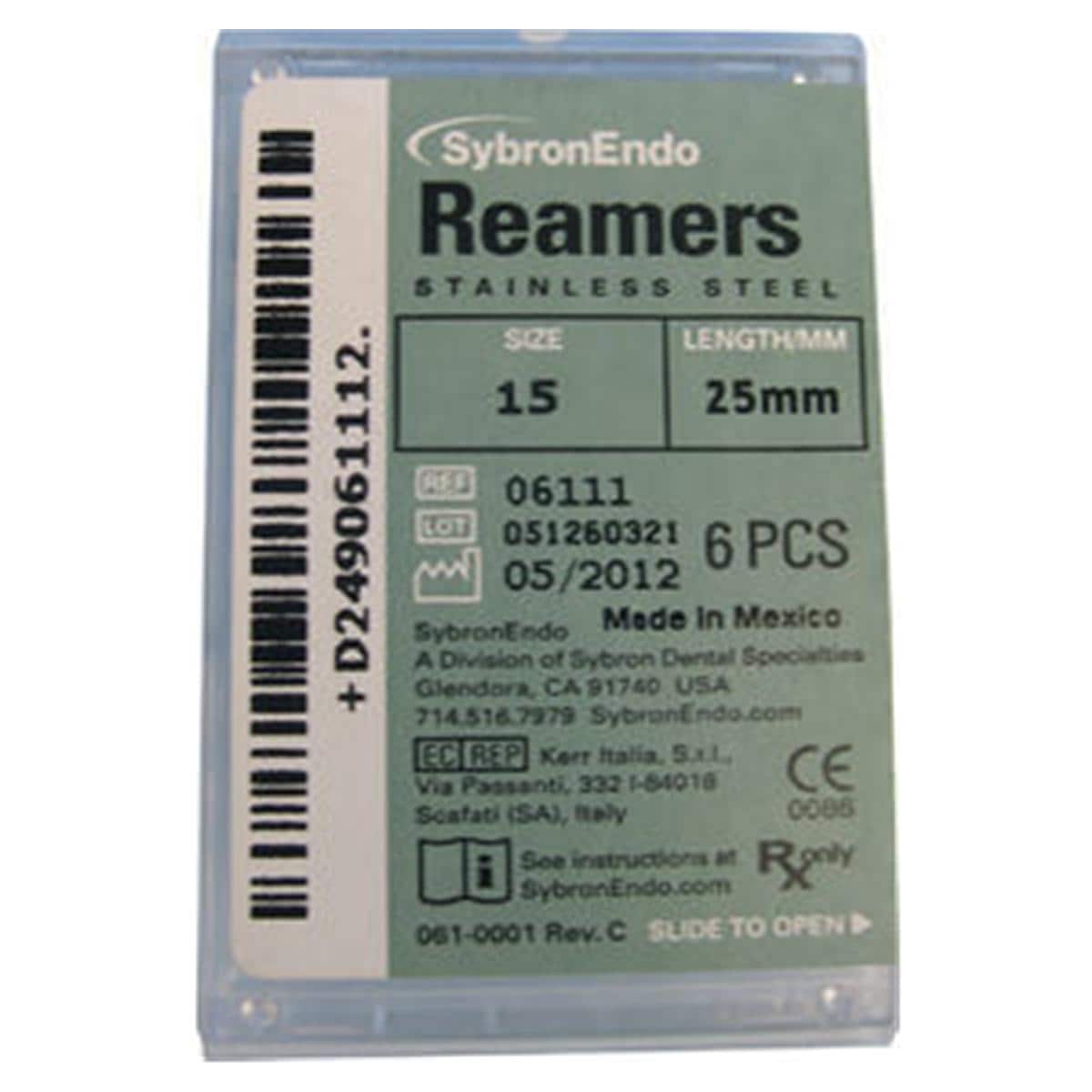 STRUMENTARIO CANALARE REAMERS - ISO 30 - blu