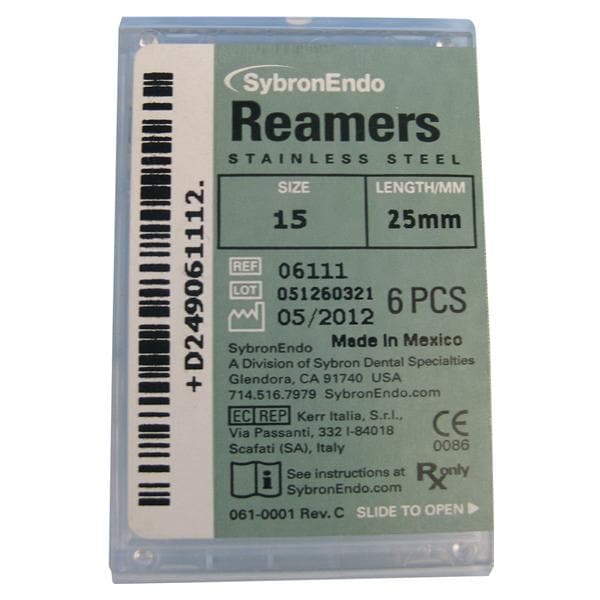 STRUMENTARIO CANALARE REAMERS - ISO 35 - verde (ad esaurimento)