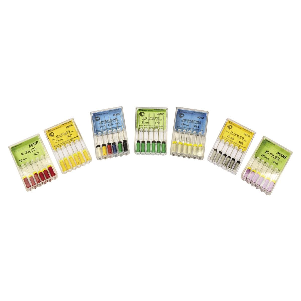 STRUMENTARIO CANALARE TRADIZIONALE H-FILES ASSORTIMENTI - Assortimento 45/80 - lunghezza 31 mm