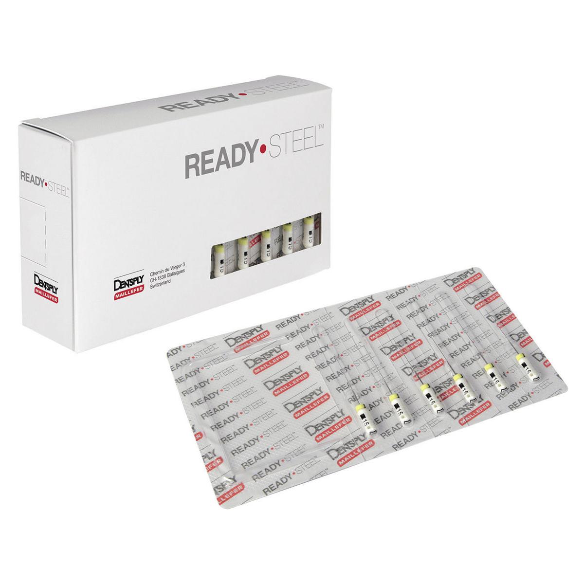 STRUMENTARIO CANALARE READY••STEEL H-FILES ASSORTIMENTI - Assortimento 15/40 - lunghezza 21 mm