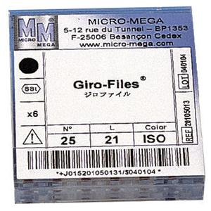 GIRO-FILES (H-FILES L) per CA (AD ESAURIMENTO) - ISO 08 - grigio - lunghezza 25 mm