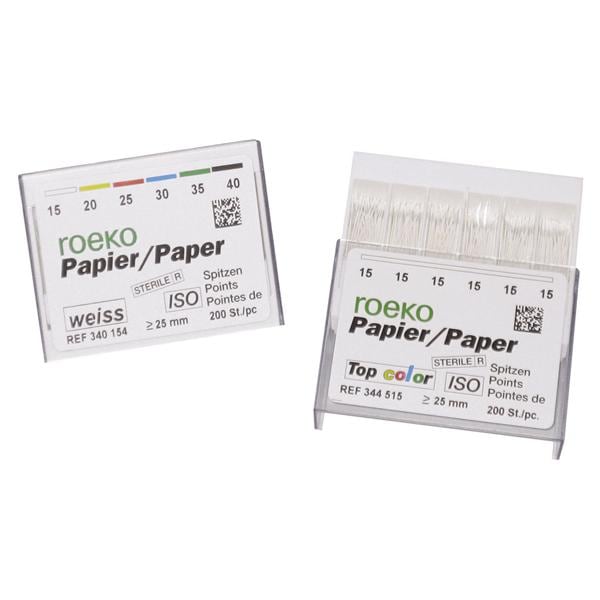 PUNTE DI CARTA BIANCA NR. 15/40 - ISO 40 Bianca