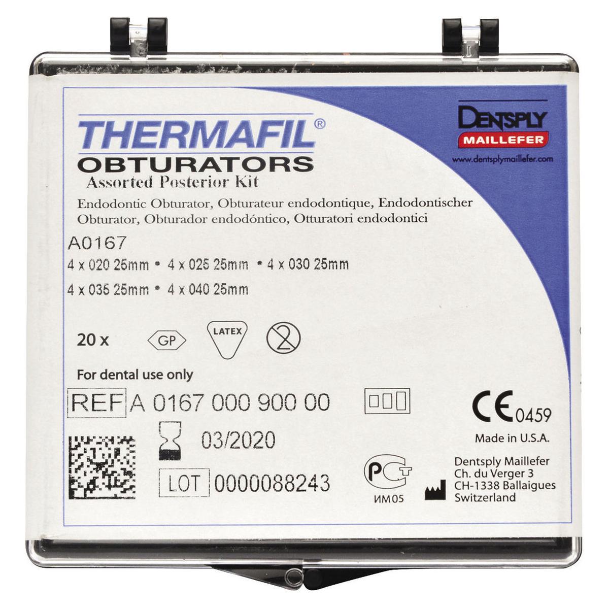 THERMAFIL KIT POSTERIOR - Confezione da 20 otturatori