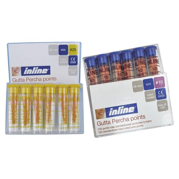 PUNTE DI GUTTAPERCA ASSORTIMENTI - Assortimento 15/40