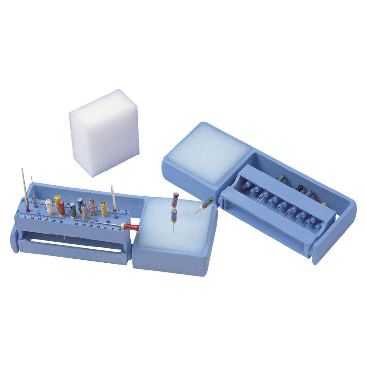 KLICK-ENDO ORGANIZER - Klick-endo organizer azzurro + 25 spugnette