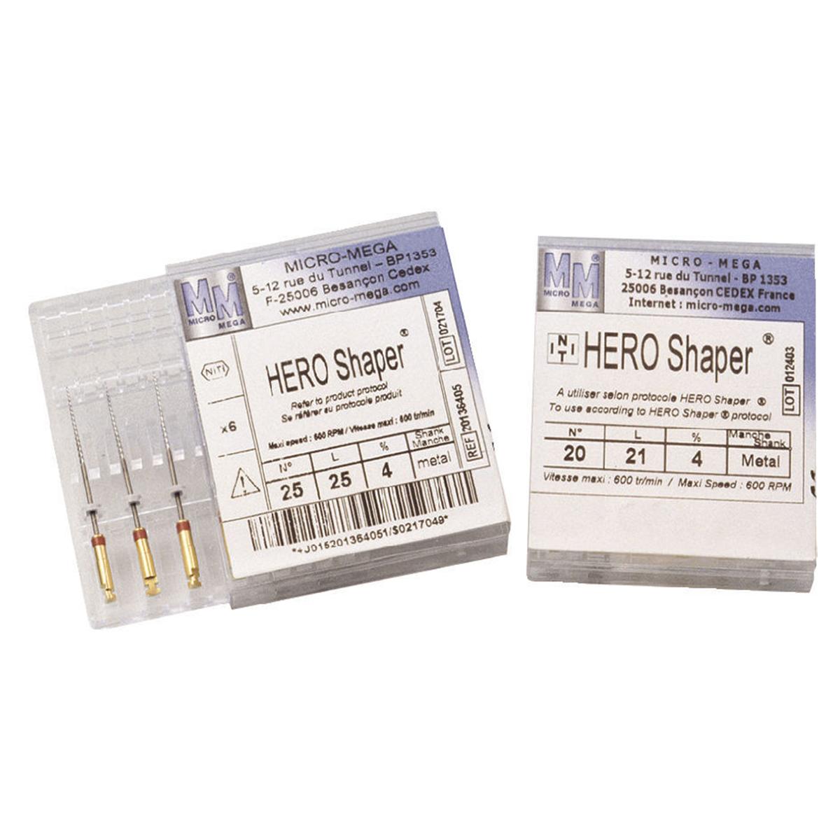 HERO SHAPER per CA RICAMBI CONICITA' 04% (Ad esaurimento) - ISO 20 - giallo - lunghezza 29 mm