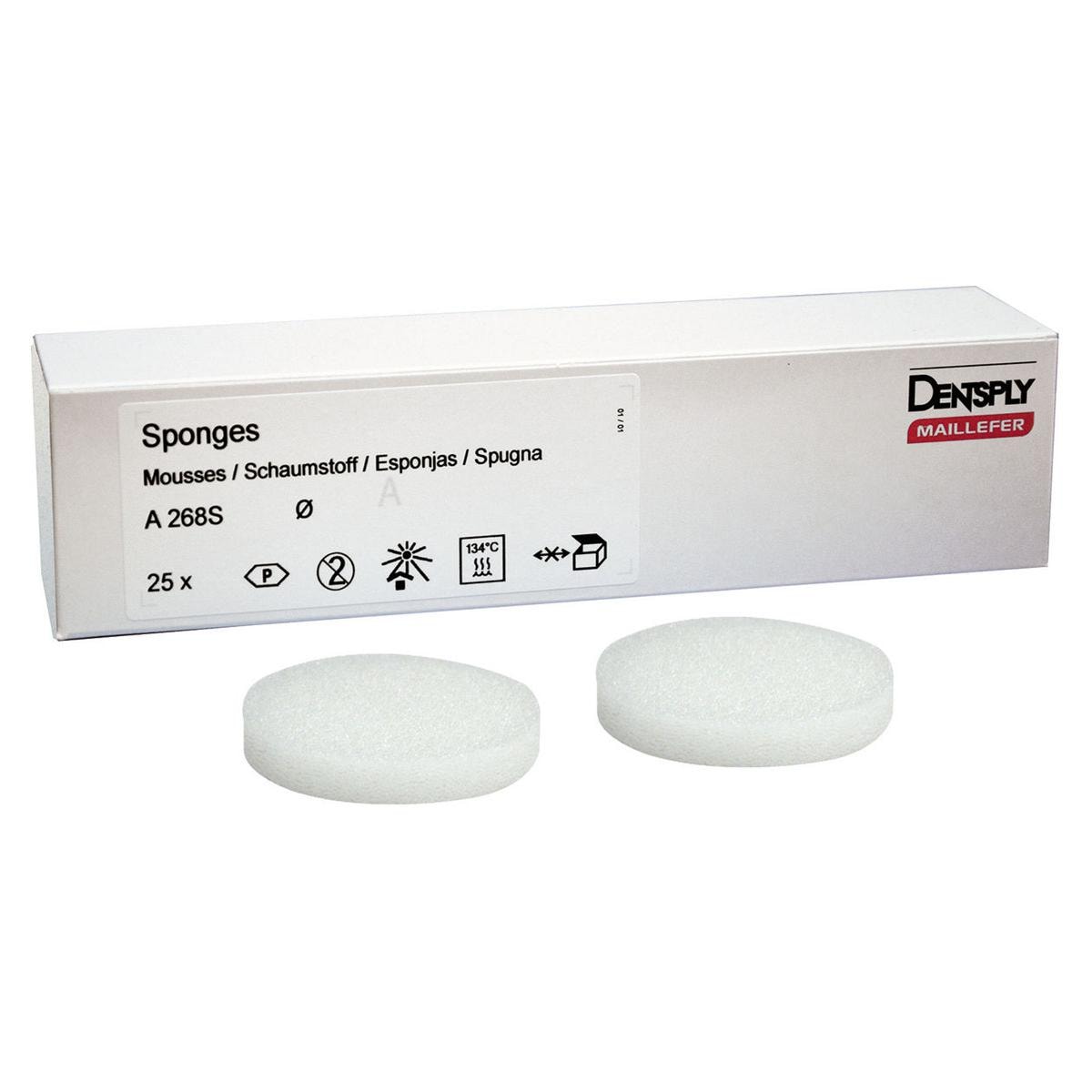 SPUGNETTE PER ENDODONZIA - Tonde Ø 6,5 cm