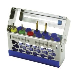 PORTASTRUMENTI MULTI-ENDO - Multi-Endo per 8 strumenti - Dimensioni: cm 7 x 2 x h 5