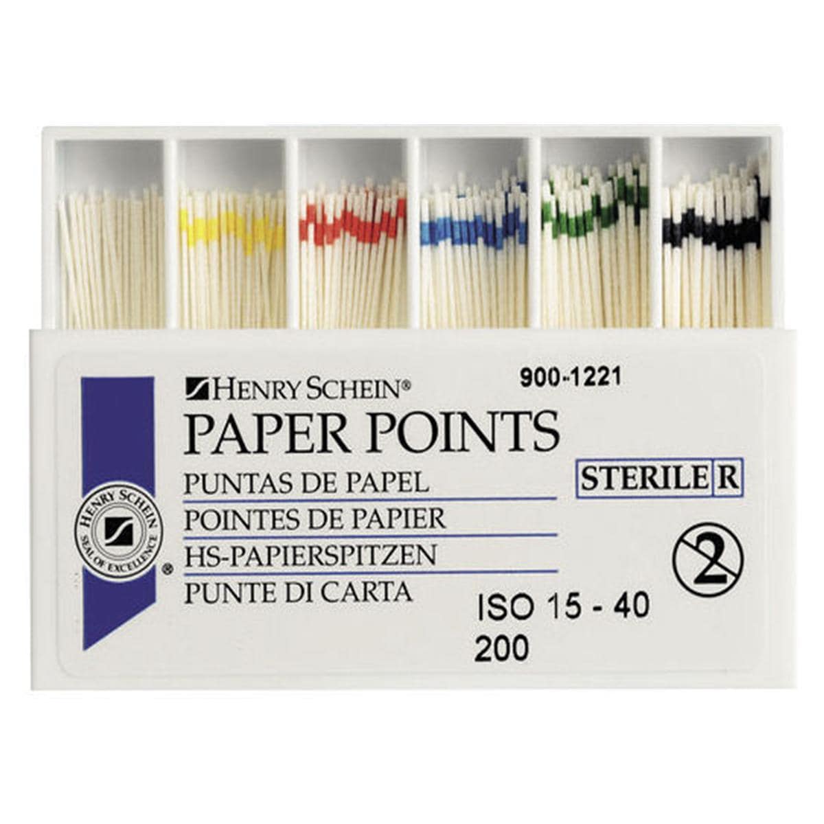 PUNTE DI CARTA in slide box - Assortimento ISO 15-40