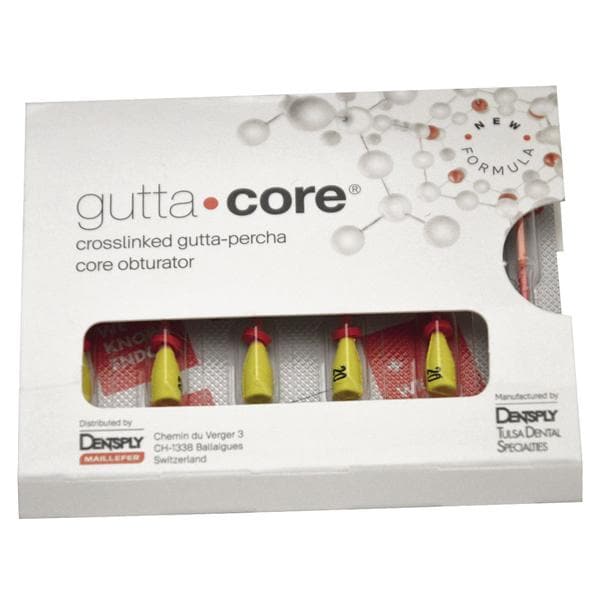 GUTTA.CORE PINK - ISO 45 - bianco - 1 blister da 6 otturatori