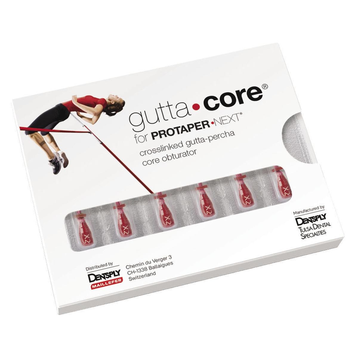 GUTTA•CORE PINK PER PROTAPER NEXT - ISO X2 025 - rosso - 1 blister da 6 otturatori