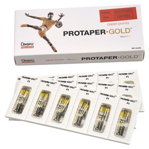 PUNTE DI CARTA PROTAPER.GOLD - ISO F1 - giallo