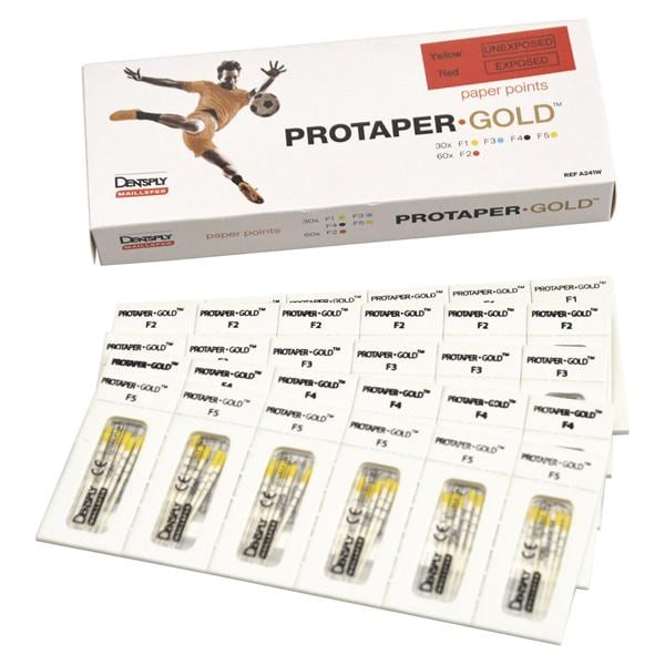 PUNTE DI CARTA PROTAPER.GOLD ASSORTIMENTO - Assortimento F1/F5
