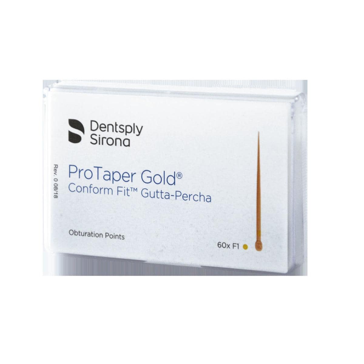 PUNTE DI GUTTAPERCA PROTAPER•GOLD CONFORM FIT - ISO F1 - giallo
