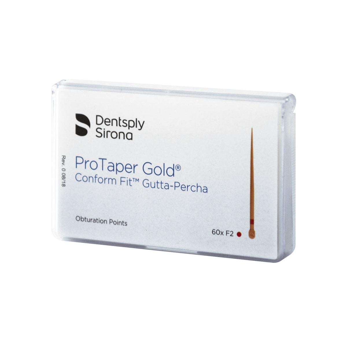 PUNTE DI GUTTAPERCA PROTAPER•GOLD CONFORM FIT - ISO F2 - rosso