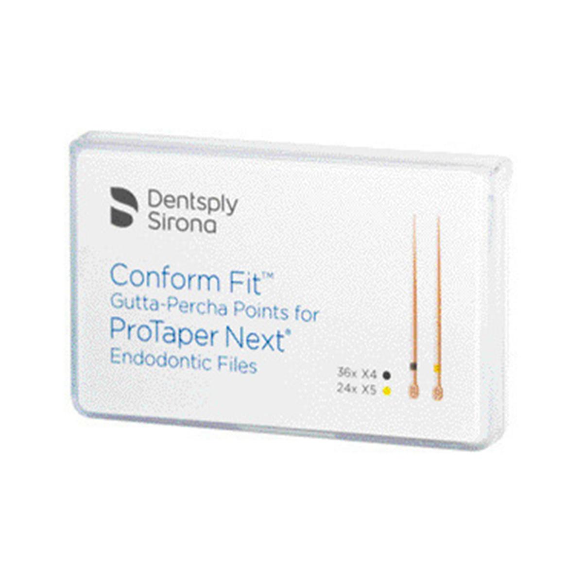 PUNTE DI GUTTAPERCA PROTAPER•NEXT CONFORM™ FIT ASSORTIMENTO - Assortimento X4/X5 - 36 punte X4 e 24 punte X5